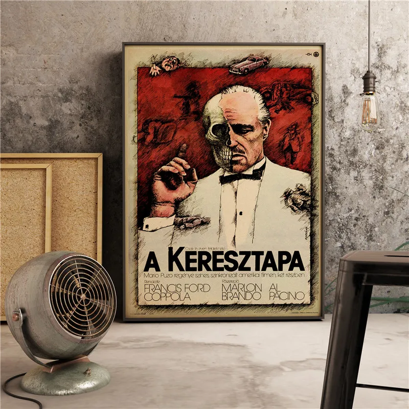 Классические кинофильмы плакаты крестного отца Постер для гостиной домашний