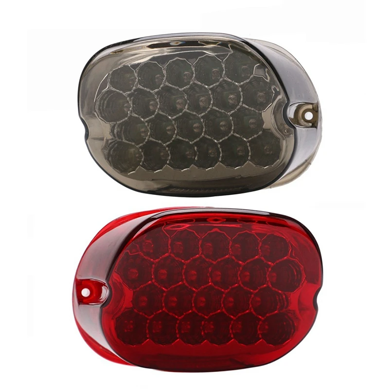 

LED Tail Brake Indicator Signal Light Lamp Taillight for Softail Dyna Glide Street Bob Touring Flasher CSV