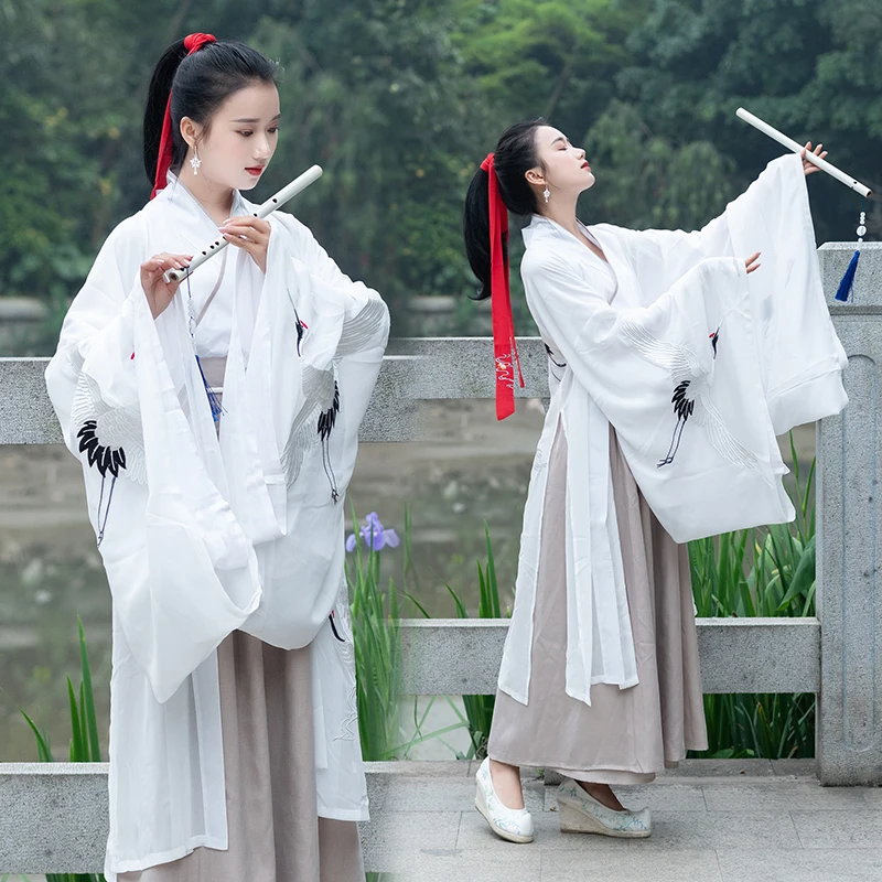 

Hanfu Robe Performance Wear National Ancient Hanfu Dress Tang Dynasty Cosplay Fairy Princess Clothes Man Women Folk Oriental