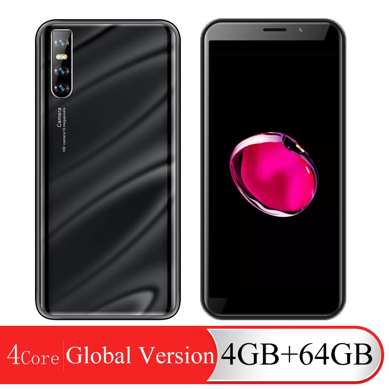 Смартфон A60 с 6-дюймовым дисплеем четырёхъядерным процессором ОЗУ 4 Гб ПЗУ 64 ГБ 13