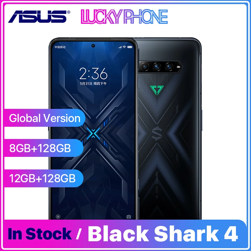 

Смартфон игровой Black Shark, 4 8 ГБ глобальная версия ГБ, Snapdragon 128, 870, 5G Вт, быстрая зарядка, AMOLED экран 120 дюйма, 6,67 Гц, 144