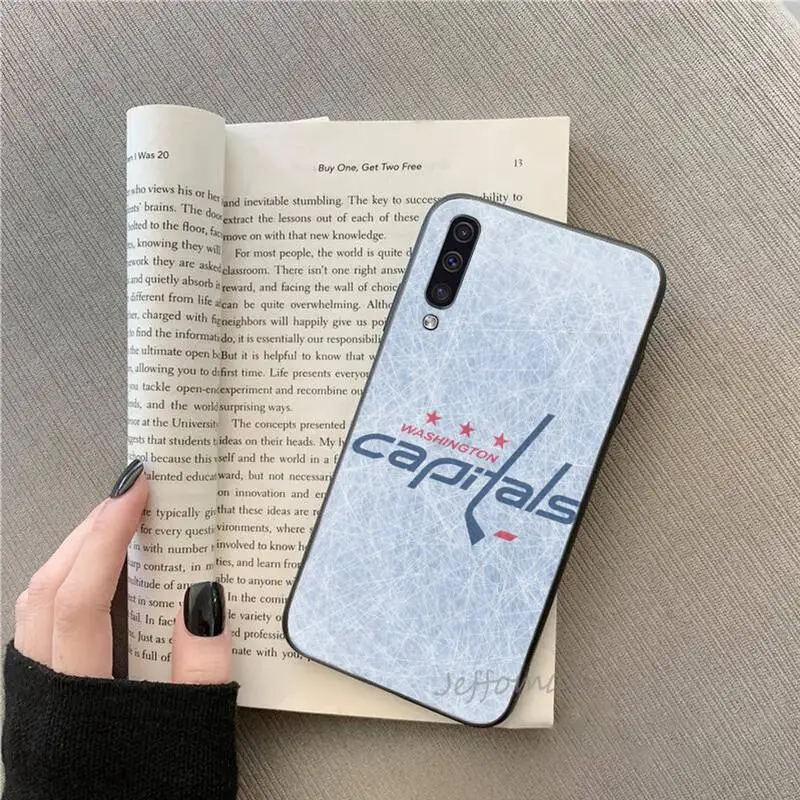 

Washington hockey team badge Phone Case For Samsung galaxy S note 7 8 9 10 20 fe edge A 6 10 20 30 50 51 70 lite plus Soft