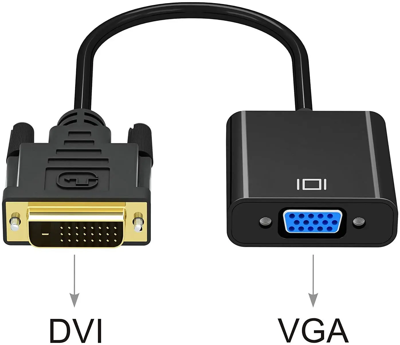 Адаптер DVI штырь-гнездо VGA Full HD 1080P | Электроника