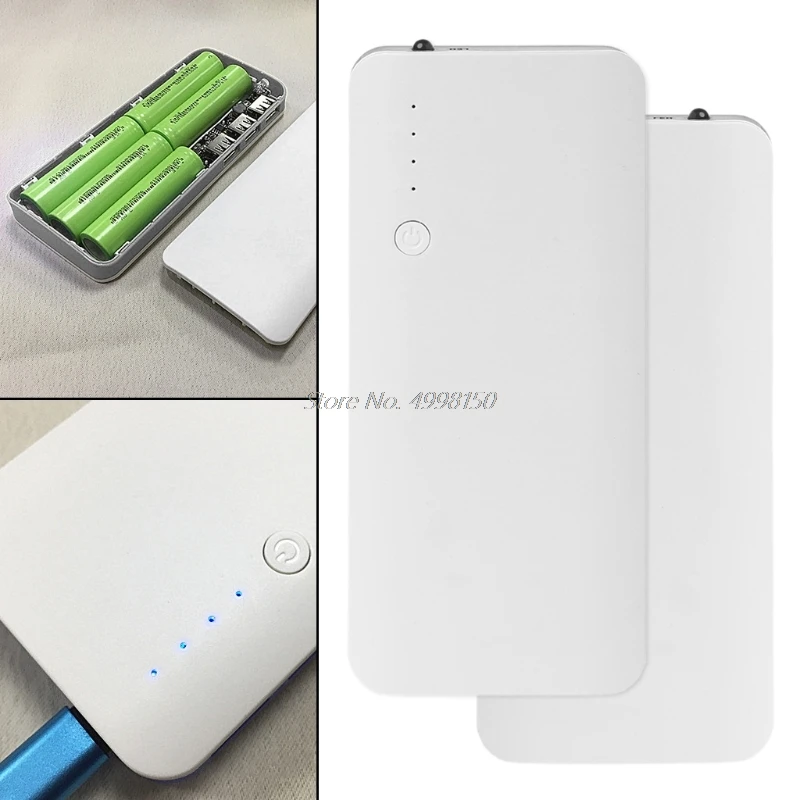 5V 2.1A 3 USB Power Bank зарядное устройство монтажная плата Повышающий Модуль + 5X 18650