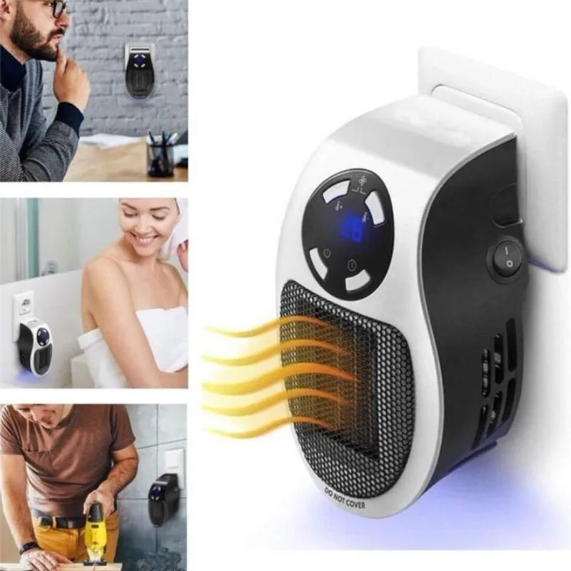 Новый 500W Портативный Электрический нагреватель маленький вентилятор для