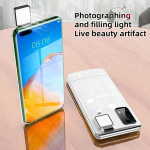 for huawei p30 p20 p40 pro plus ring light case with flash led fill light shot fashion case for huawei nova 7 pro 6 5g ringlight free global shipping