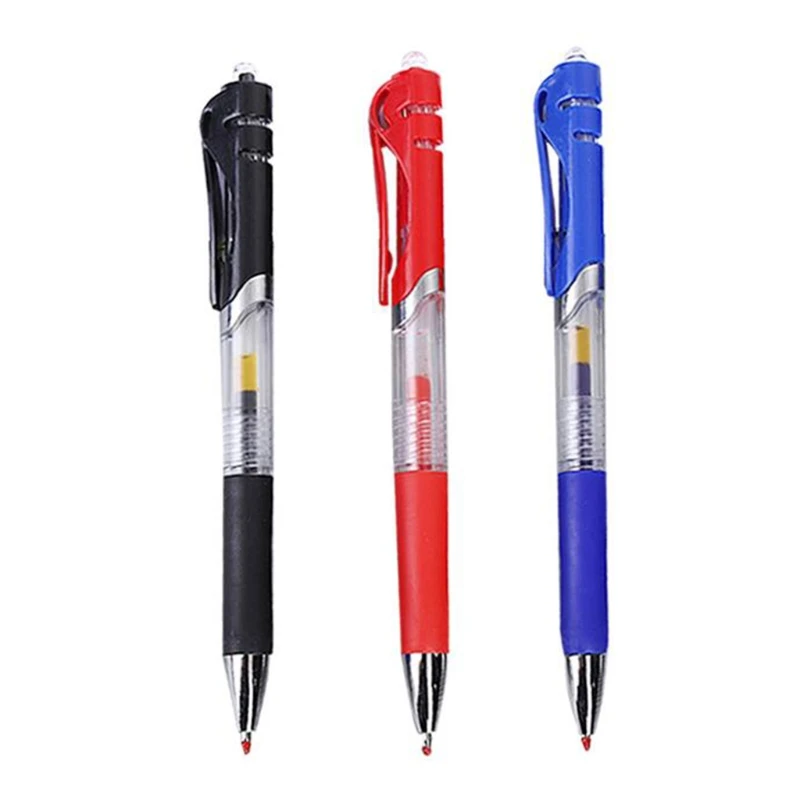 

5 Pcs Large Ink Volume Gel Pens Set Retractable Writing Pen 0.5mm Fine Point Retractable Gel Pen for Student Note Taking