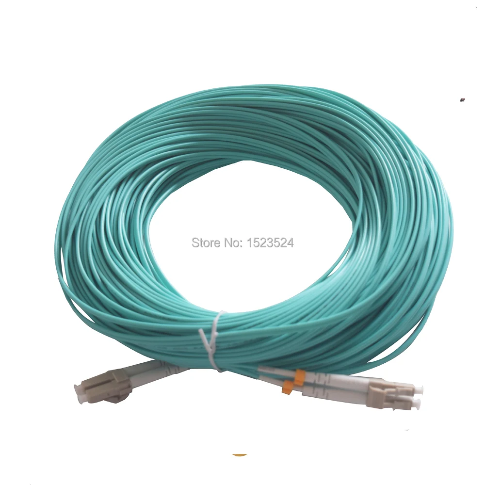 40 метров Φ LC/LC LC/UPC многорежимный OM3 волоконный кабель дуплексный оптический