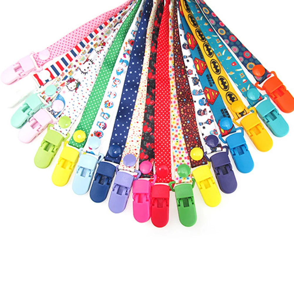 

6Pcs Adjustable Nipple Chain Silicone Nipple Chain Five-Star Baby Teether Chain Cartoon Plastic Baby Nipple Chain Nipple Clip
