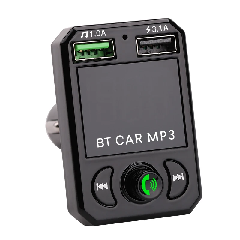 Hands Free FM Transmitter car Bluetooth Wireless MP3 Player Loudspeaker LED Dual USB charger Modulation Car Electronics | Автомобили и