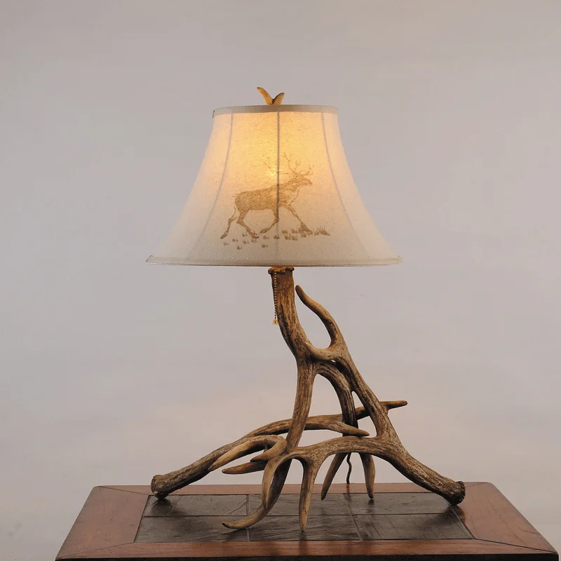 Полимерные светильники в американском стиле с рожком оленя люстра европейском