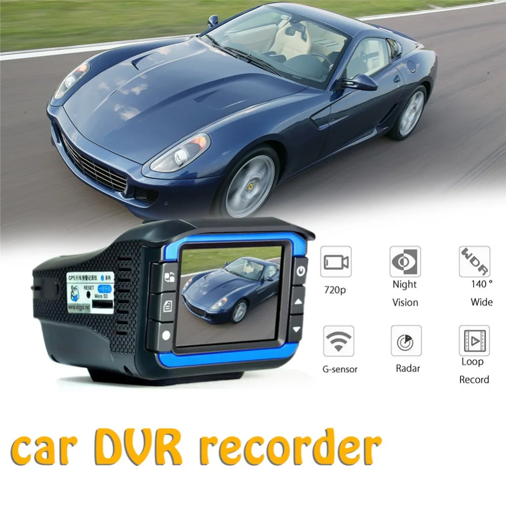 2 в 1 Автомобильная Скрытая DVR камера Радар лазерный Спидометр радар детектор Автомобильный видеорегистратор HD 140 градусов широкоугольный Автомобильный видеорегистратор
