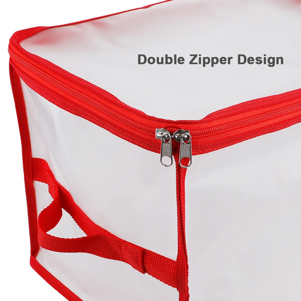 Прозрачный Рождественский светодиодный чехол с декоративными огнями для