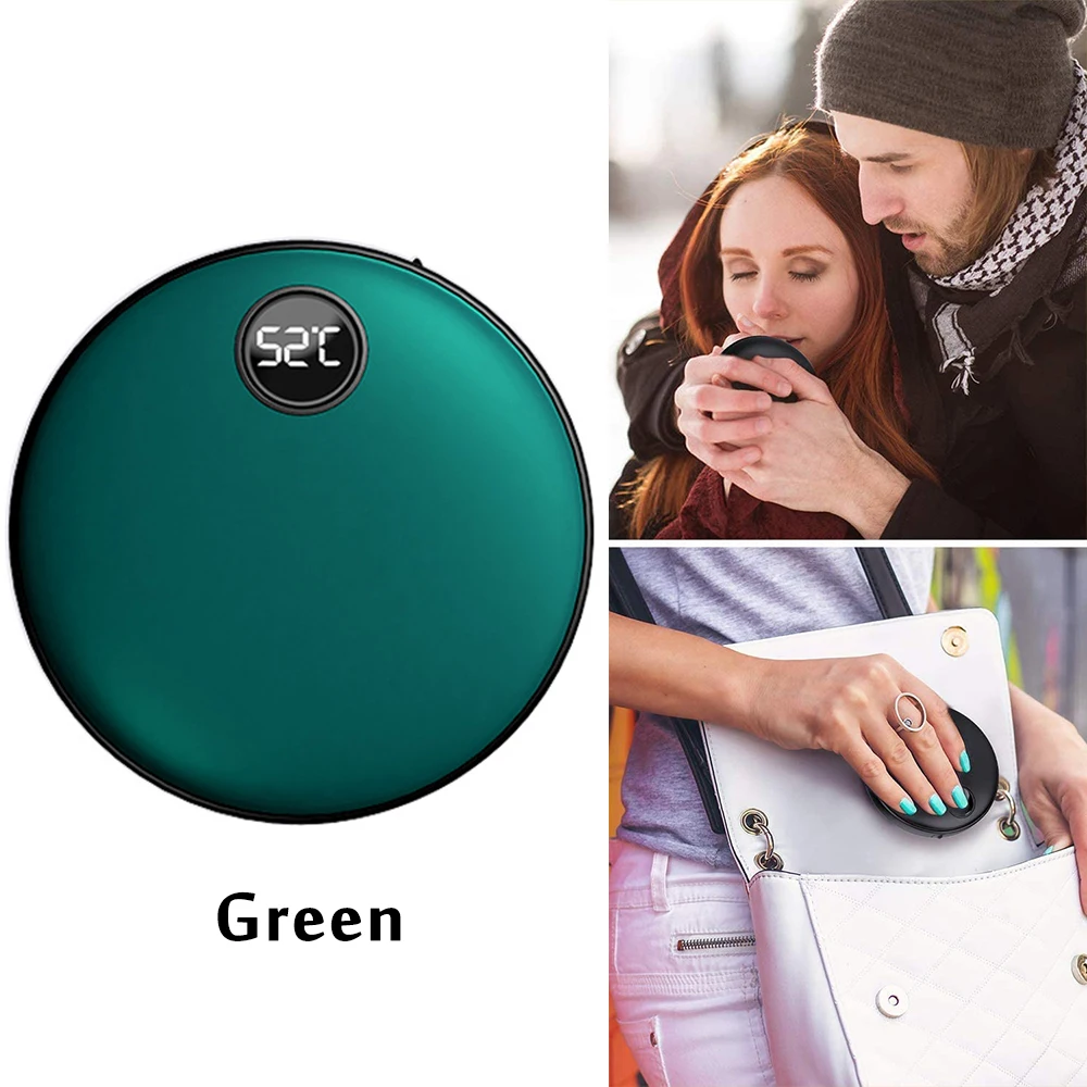 

5200 MAH Mini winter hand warmer, portable travel bag device with power cord, mobile phone quick heating pad