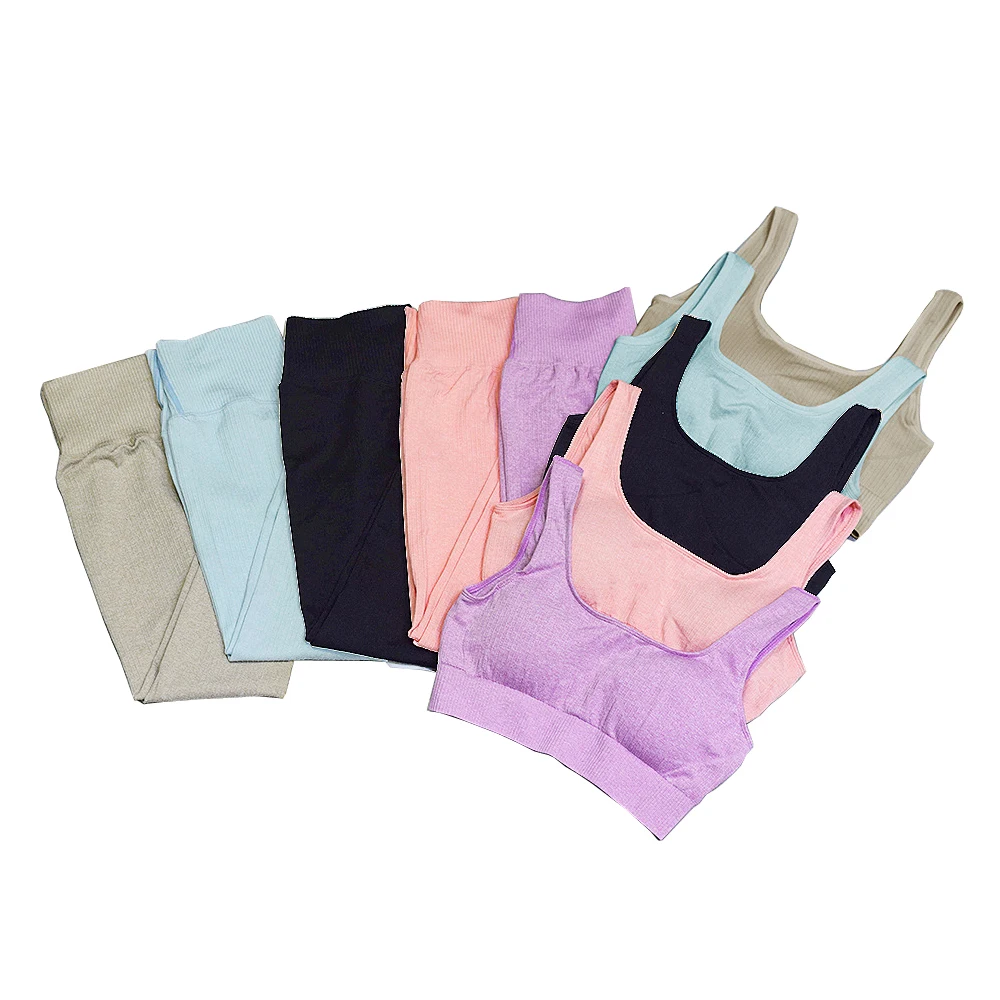 Спортивный комплект из 2 предметов для тренировок женский спортивный костюм