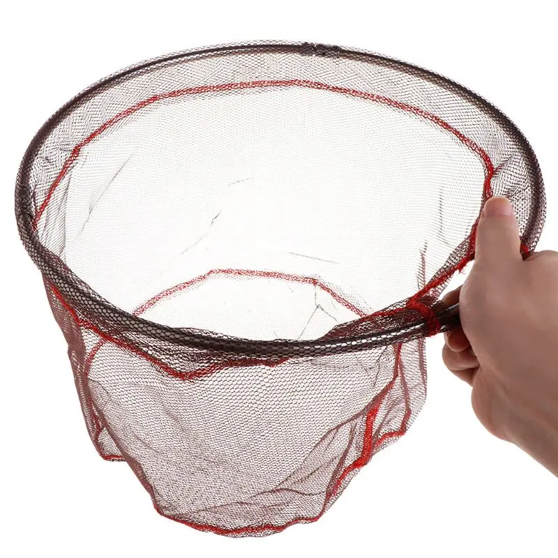 Fischernetz Mesh Tasche Silikon Landung Net Hohe Dichte Tackle Zubehör 35/40cm Tragbare – Detail 1