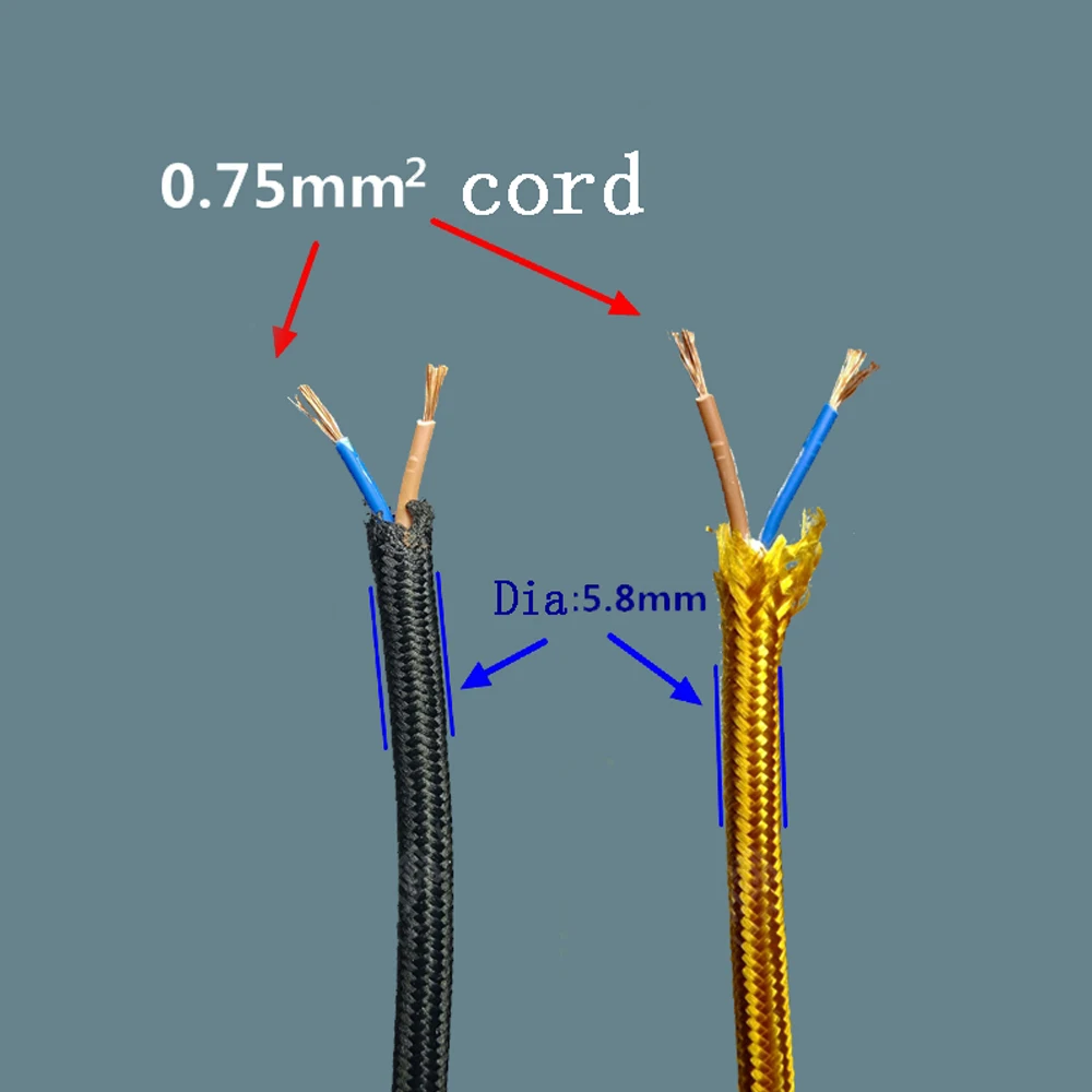 Винтажный Электрический провод в стиле ретро электрический кабель подвесные