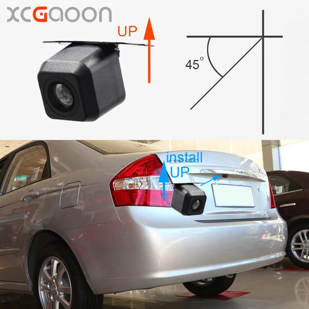 Универсальная автомобильная мини камера заднего вида XCGaoon водонепроницаемая