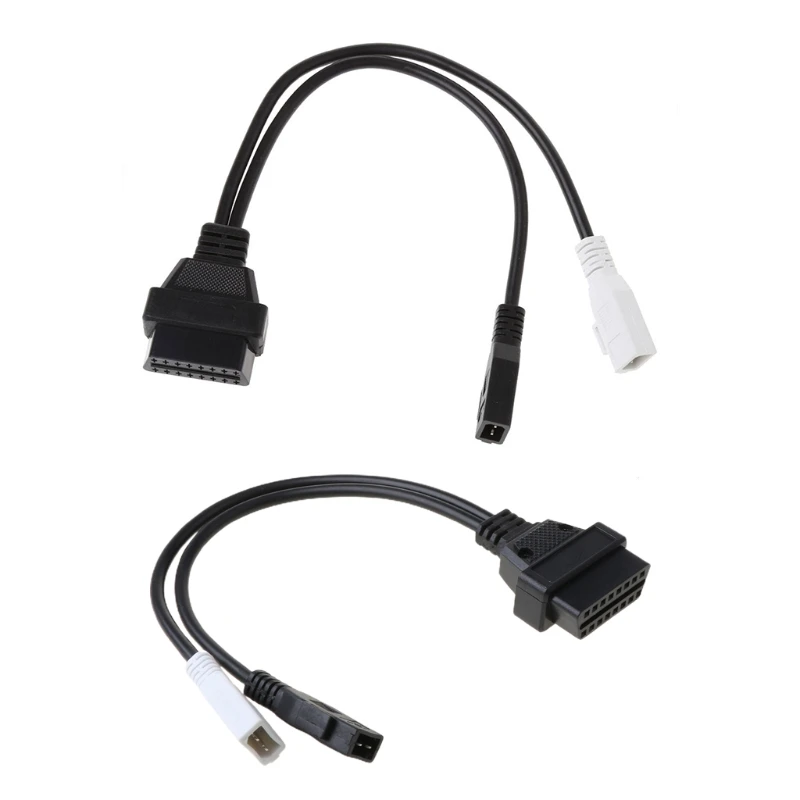 Новый 2X2 pin на 16 Pin Женский OBD2 Диагностический соединительный кабель с адаптером