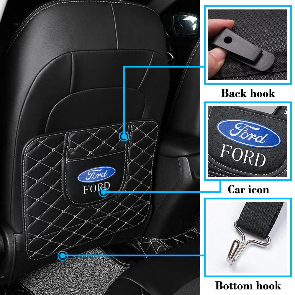 

Car Seat Back Protector Pad Anti-kick Pad Mat Clean Mat Pad Anti Dirty For Ford Focus 1 2 3 Kuga Fusion Mondeo Fiesta Transit