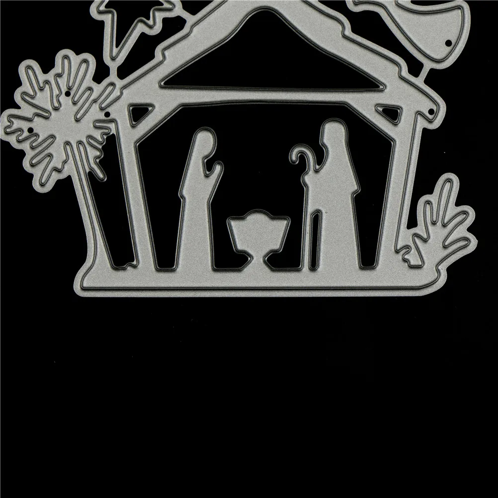 

Jesus Nativity Dies Cutting Metal For DIY Scrapbooking Steel Craft Die Cut Create Stamps Embossing Paper Card Stencil Decorative