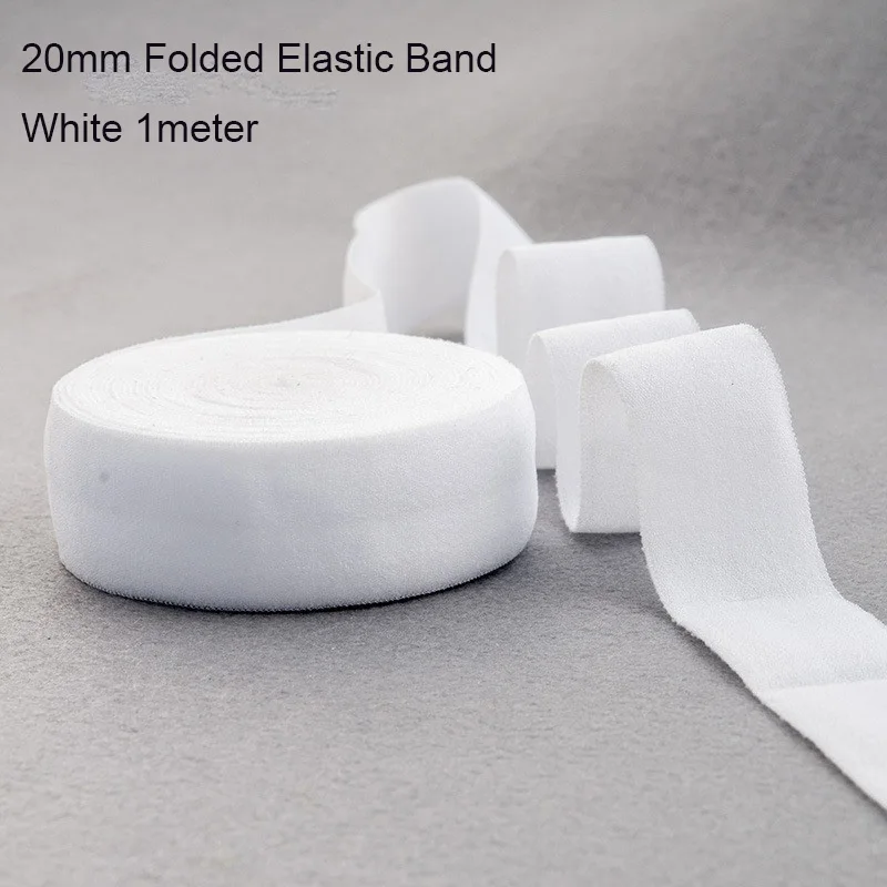 2cm White 1meter 2 см цветная Регулируемая плоская эластичная лента с отверстиями для пуговиц эластичная лента для детских подгузников для беременных швейных аксессуаров 1 м - Цвет: 2cm White 1meter