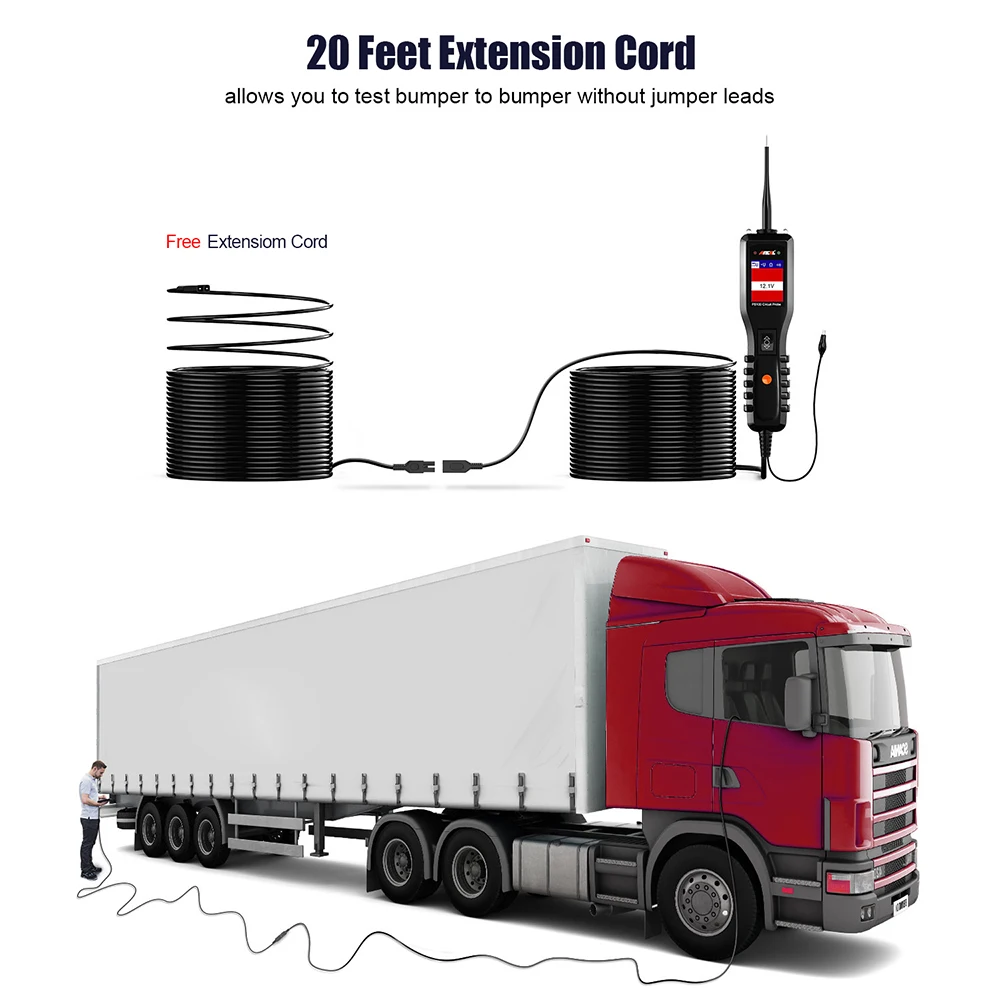 Тестер цепи Ancel PB100 инструмент для диагностики автомобиля интегрированный сканер