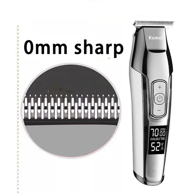 

Kemei Barber Professional Hair Clipper Beard shaver hair trimmer LCD digital display cordless haircut electric razor KM-5027