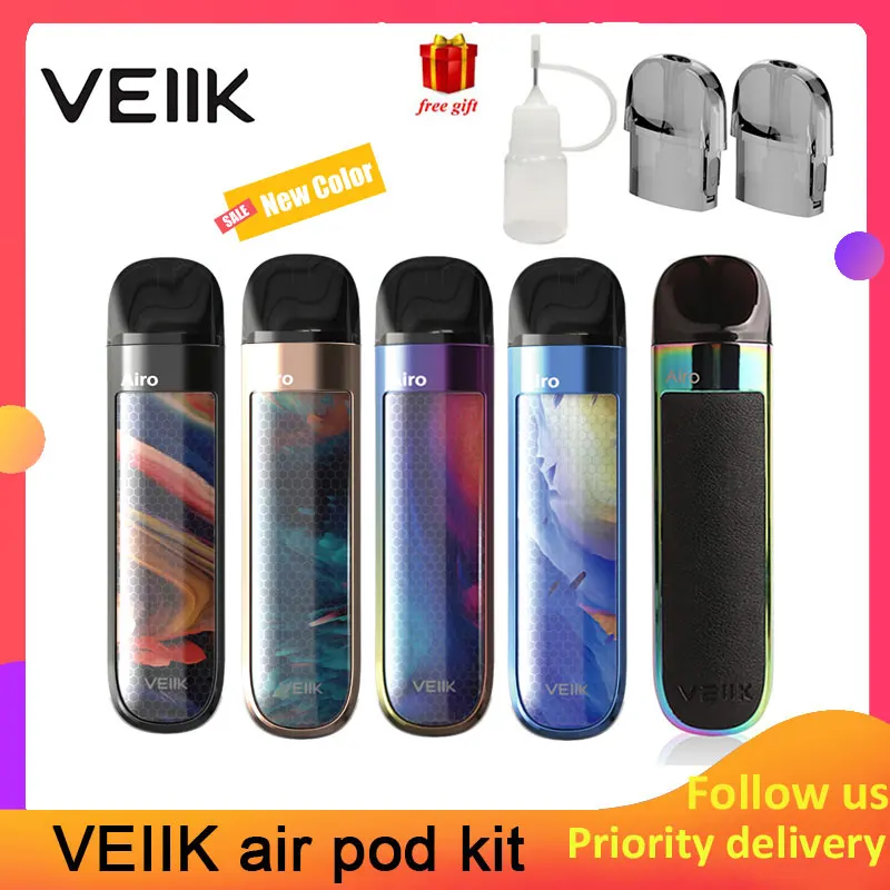 Оригинальный pod системный комплект VEIIK Airo Pod стартовый с аккумулятором 360 мАч и 2 мл
