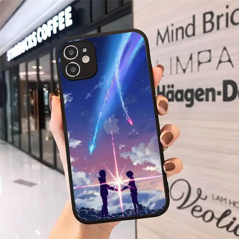 

Your Name japanese naime Phone Case matte transparent For iphone 7 8 11 12 plus mini x xs xr pro max cover