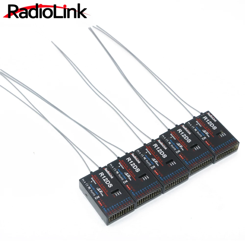 12 канальный приемник RadioLink R12DS 12CH 2 4 ГГц для передатчика летательной техники