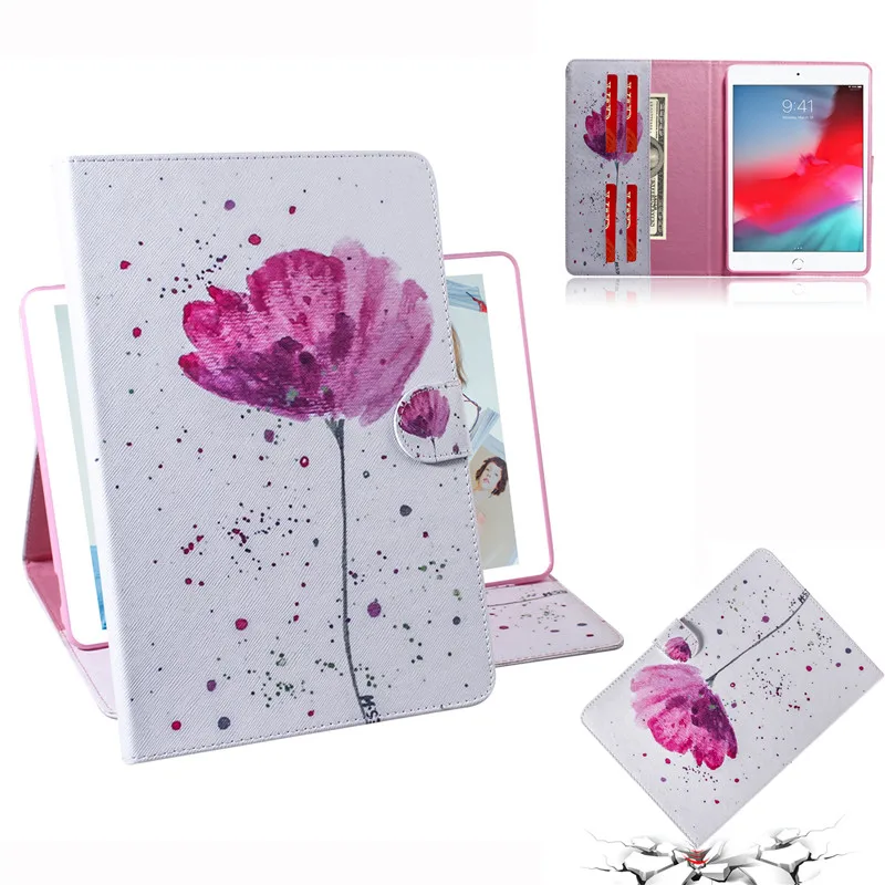Чехол для iPad Mini 1 2 3 4 5 7 9 дюймов чехол с откидной крышкой кожаный чехол-книжка