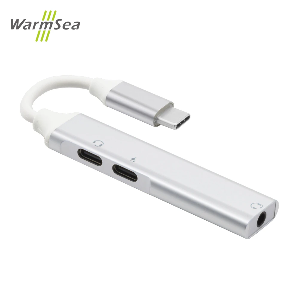 Usb type C 3 5 адаптер для наушников PD QC Зарядное устройство USB до мм разъем AUX huawei mate 20 P30