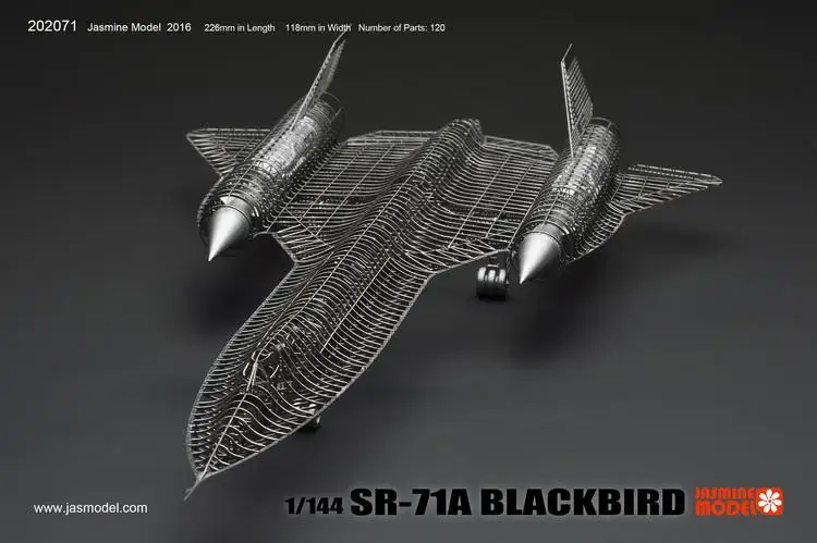 Модель Jasmine kit 1/144 SR-71A BLACKBIRD 202071 пластиковая модель | Игрушки и хобби