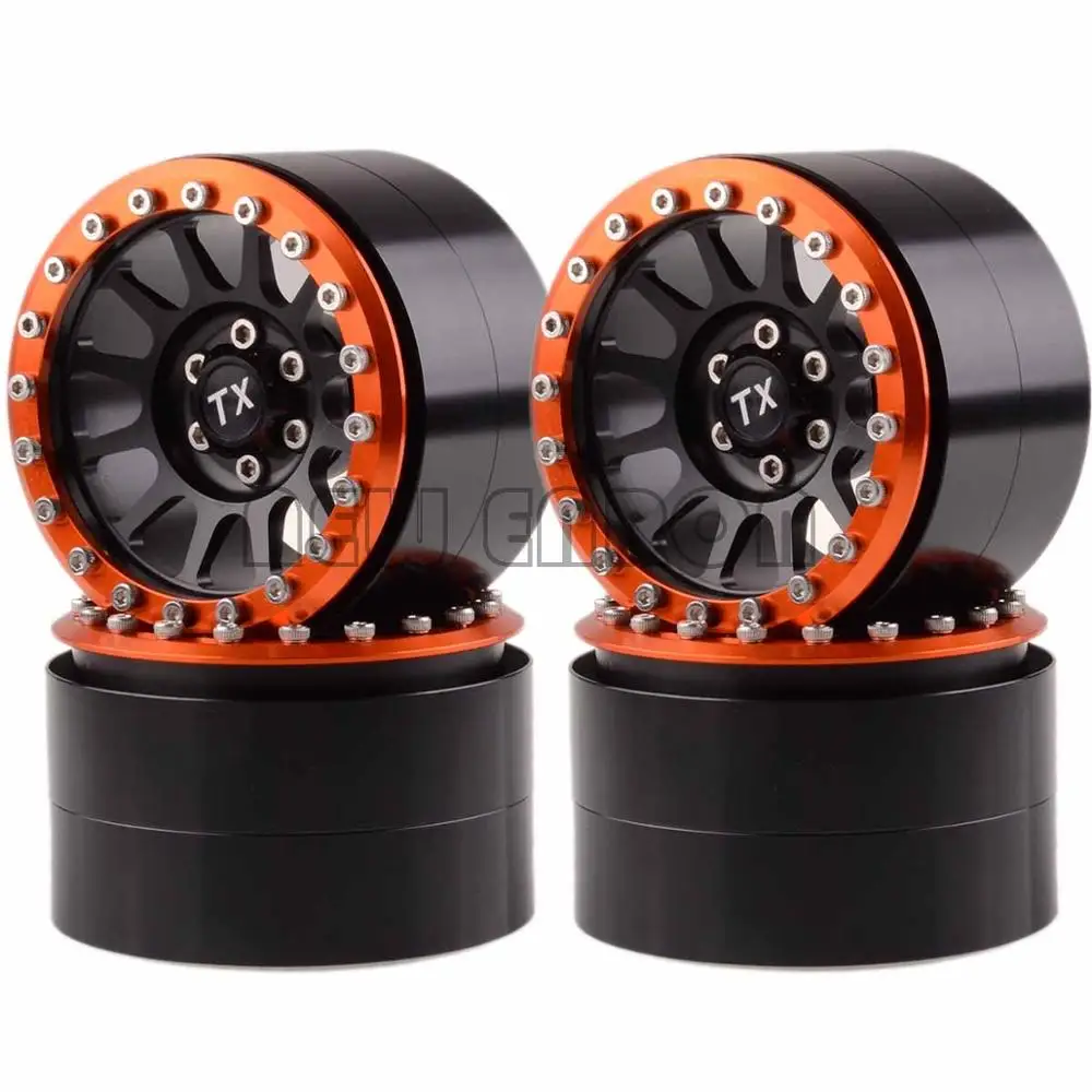Новинка алюминиевые колеса ENRON с 12 спицами 2 дюйма 4 шт. подходят для Axial Yeti Wraith RC