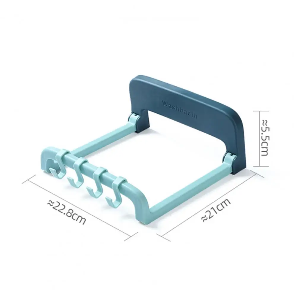 

Washbasin Hanger Punch-free Wall-mounted Plastic Bathroom Foldable Washbasin Shelf Toilet Basin Stand Bathroom Cleaning Tools