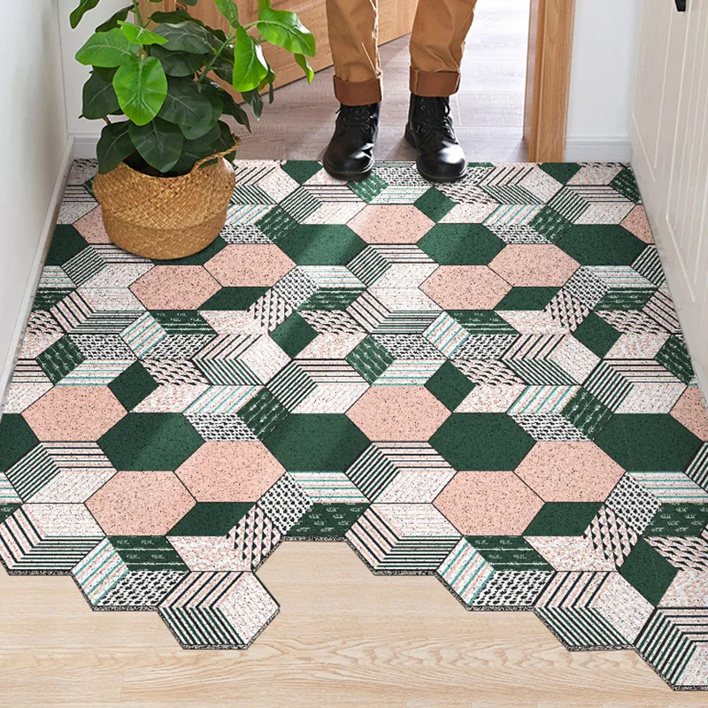 mats carpet home decoration living room bathroom bedroom hallway pvc kitchen doormat non slip can be cut entrance doormat carpet free global shipping