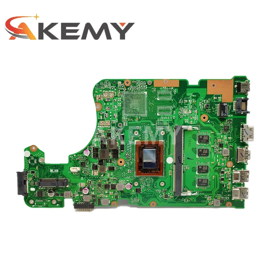 x555qa 8gb rama10 9600p for asus x555q a555q x555qg x555qa x555bp x555b x555ba mainboard motherboard 90nb0d50 r00010 free global shipping