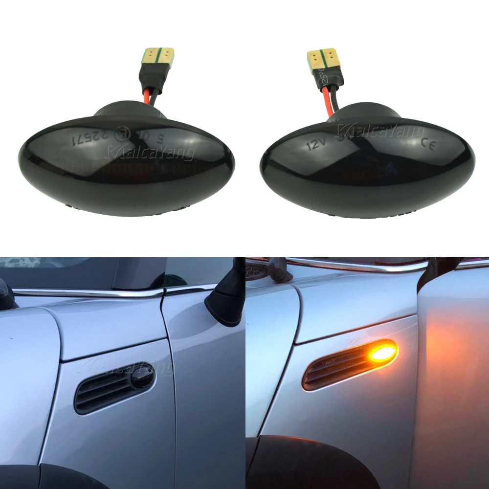 2x динамический поворотный указатель для BMW MINI Cooper R50 R52 R53 2002 2003 2004 2005-2006