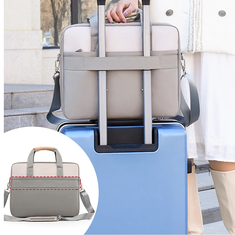 

Laptop Bag Sleeve Case For Pro 13 14 15.6 16 inch Macbook Air ASUS Lenovo Dell Huawei HP Laptop Handbag Protective Shoulder Bag