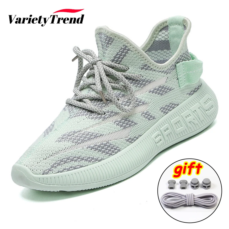 

Women Shoes Pink Breathable Mesh Sneakers Flying Woven Running Shoes Outdoor Casual Shoes Zapatillas Mujer