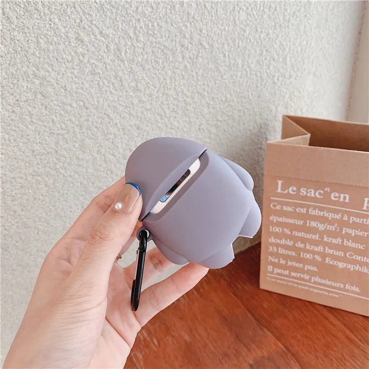 

New 2021 Creative shark wireless bluetooth earphone protective cover for AirPods 1 2 3 earphone accessories