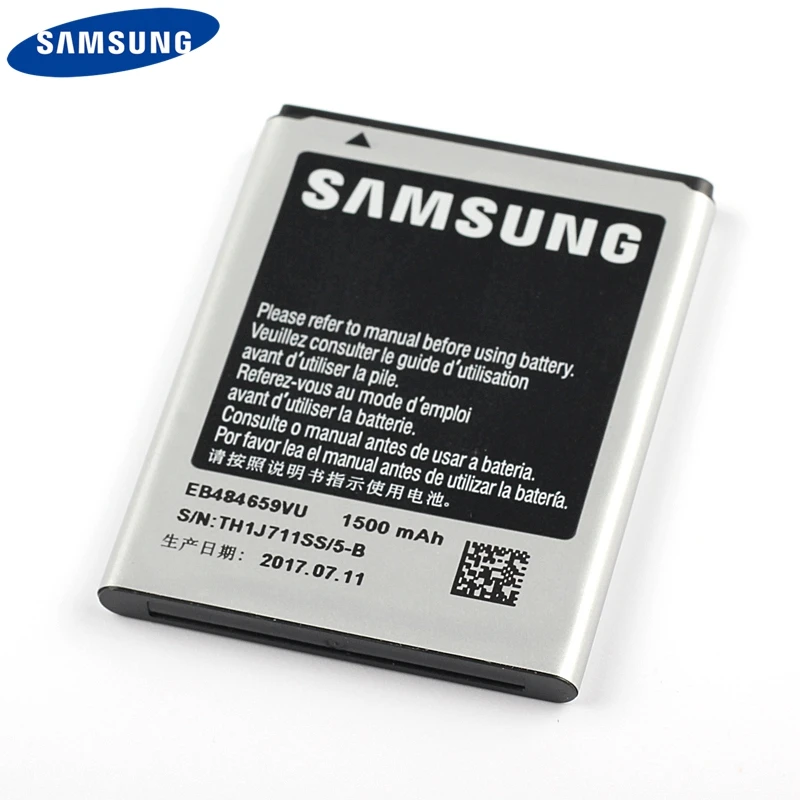 Оригинальная запасная батарея для телефона EB484659VU Samsung GALAXY W T759 i8150 S8600 S5820 I8350 I519 S5690