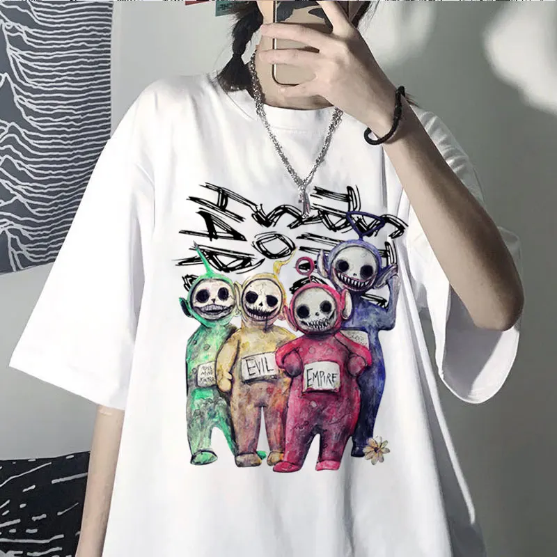 

Women T Shirts Cartoon Print T Shirt Harajuku Summer Top Female Clothes Oversized T-Shirt Tee Shirt Femme streetwear Tops