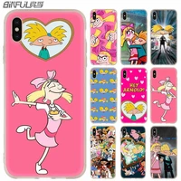 hey arnold soft silicone case 2020 for iphone 13 11 12 pro x xs max xr 6 6s 7 8 plus se 2020 mini cover