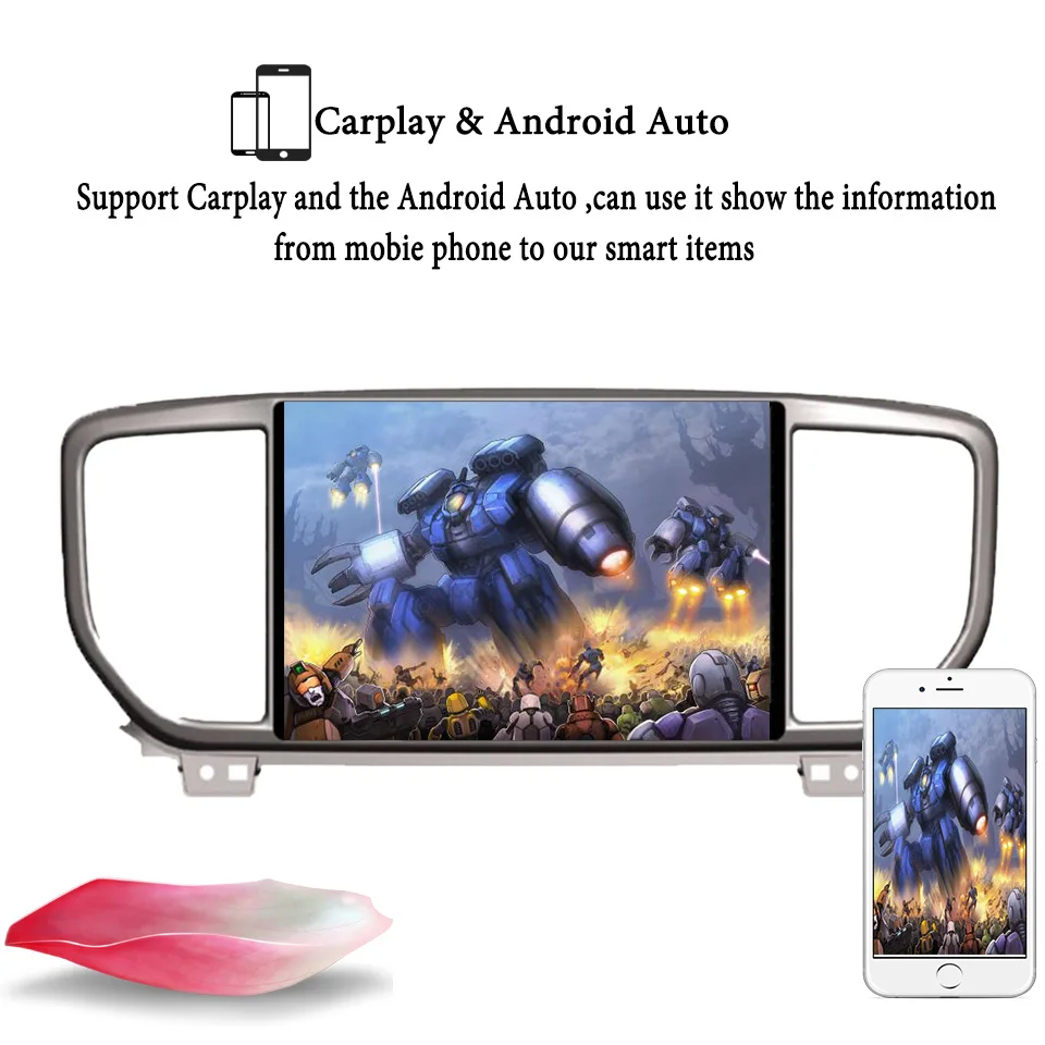 Android9.1 ips+ 2.5D автомобильный dvd мультимедийный плеер Авто Радио для KIA sportage kx5 Навигация стерео, головное устройство gps