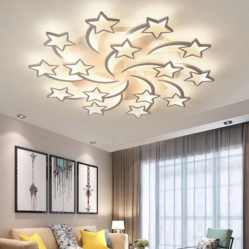 AC185-265 звезды светодиодный канделябр потолочные светильники для Гостиная Спальня