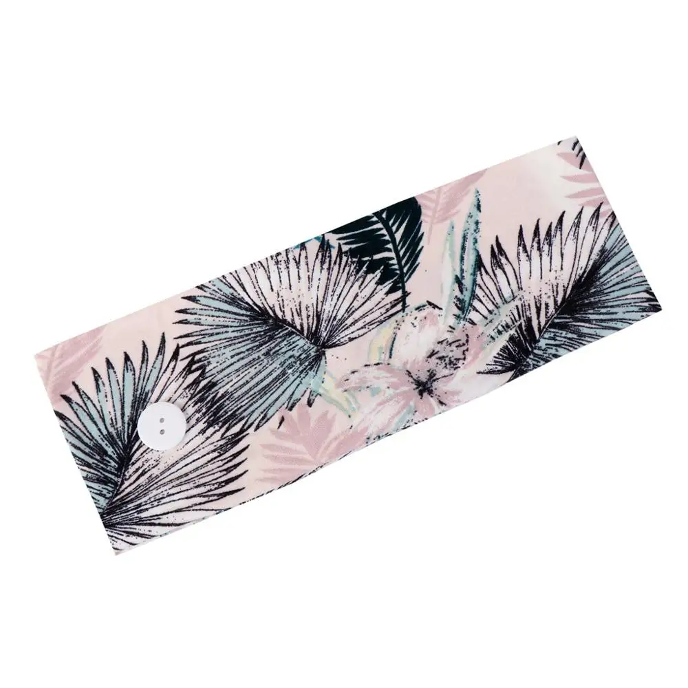 Женская Цветочная повязка на голову с пуговицами | Тематическая одежда и