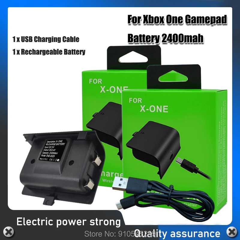 Перезаряжаемый аккумулятор Ni MH 2400 мАч + USB кабель для контроллера XBOX ONE