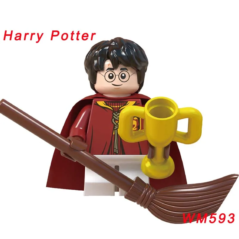 WM593 Для Harri Magic Series фигурка с фантастическими животными Moody Lord Voldemort Draco Malfoy Jacob Kowalski Дамблдор строительный блок - Цвет: WM593